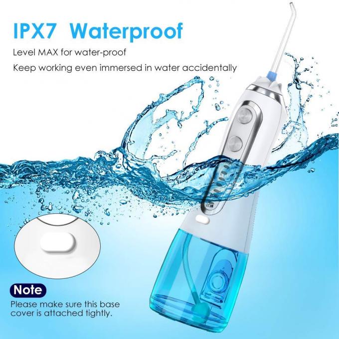 水Flosserのコードレス歯の洗剤、携帯用歯科口頭Irrigator 5つのモード、6つの取り替えの先端、防水IPX7