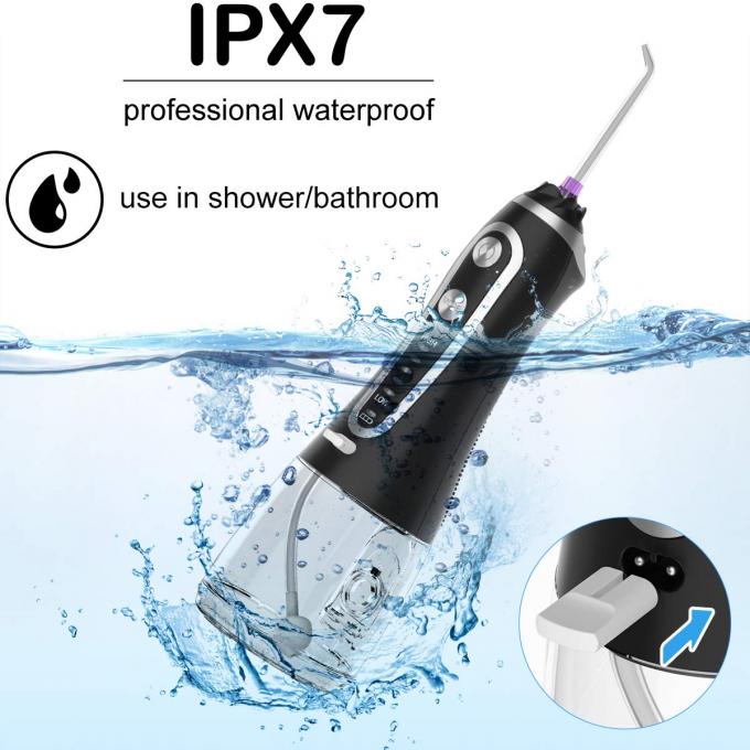 水Flosserのコードレス歯の洗剤、携帯用歯科口頭Irrigator 5つのモード、防水IPX7